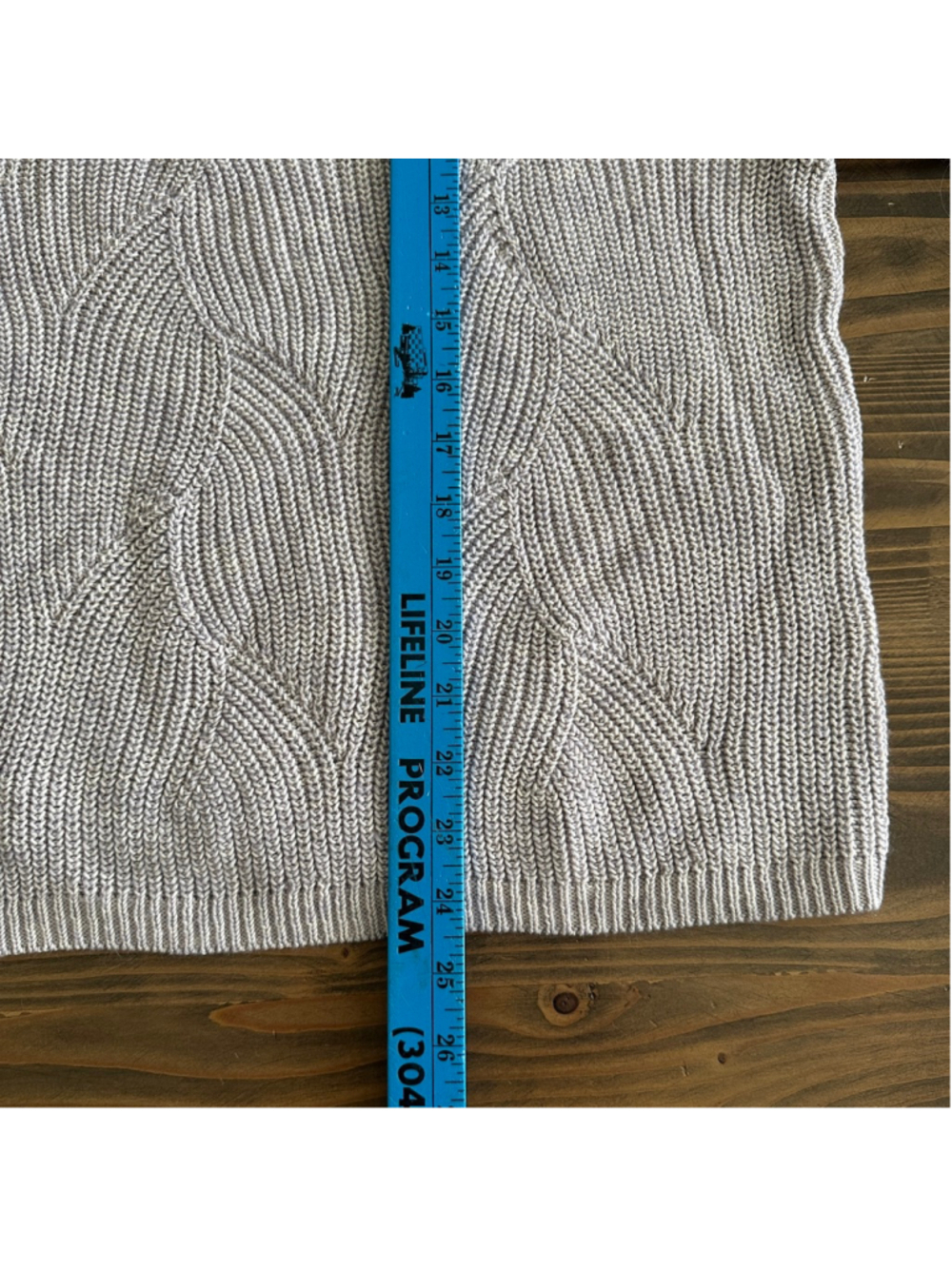 J.Jill Sweater Womens XLP Light Purple Textured Knit Short Sleeve Cotton Blend - Picture 8 of 8